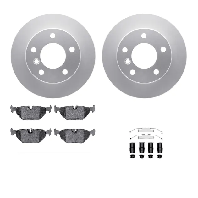 R1 Concepts WDWH1-31032 Brake Rotor- Carbon Coated W/ Ceramic Pads & Hdw